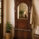 Old coat rack wardrobe
