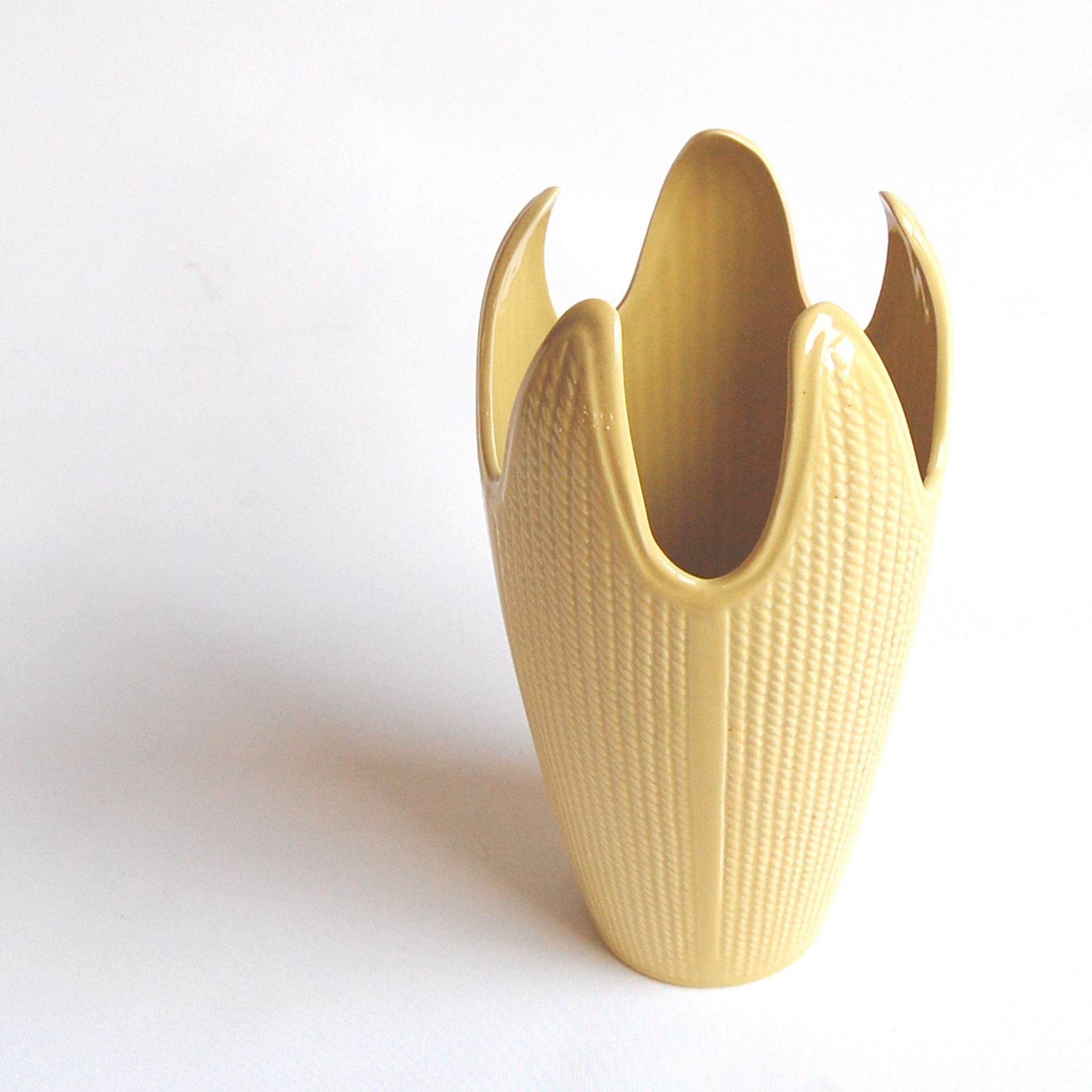 Vase vintage par Ernest d'Hossche pour Keralux 1956