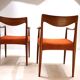 Set of 2 Gustav Bahus Bambi teak chairs by Rolf Rastad & Adolf Relling, 196