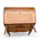 Antique secretary in solid walnut