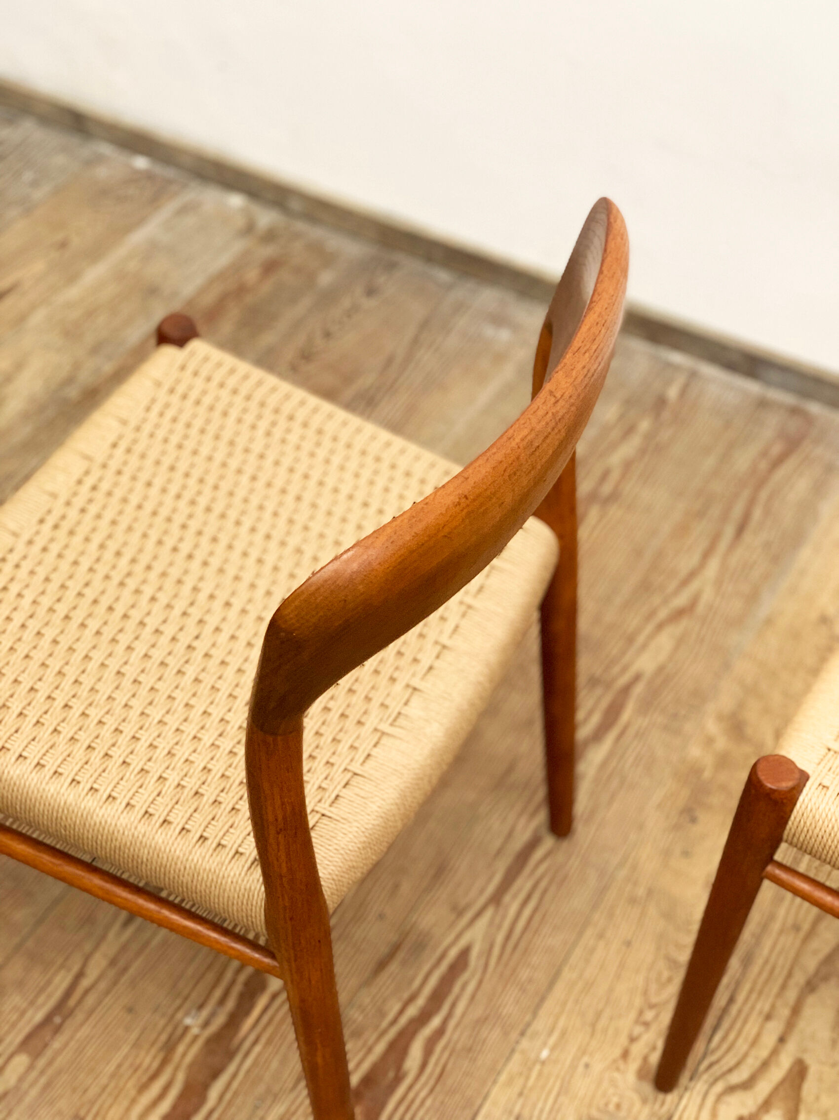 Chaises modèle 75 par Niels O. Møller pour J.L. Moller, Danemark, années 1950