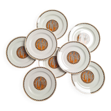 Flat plates Sarreguemines model Nomeny