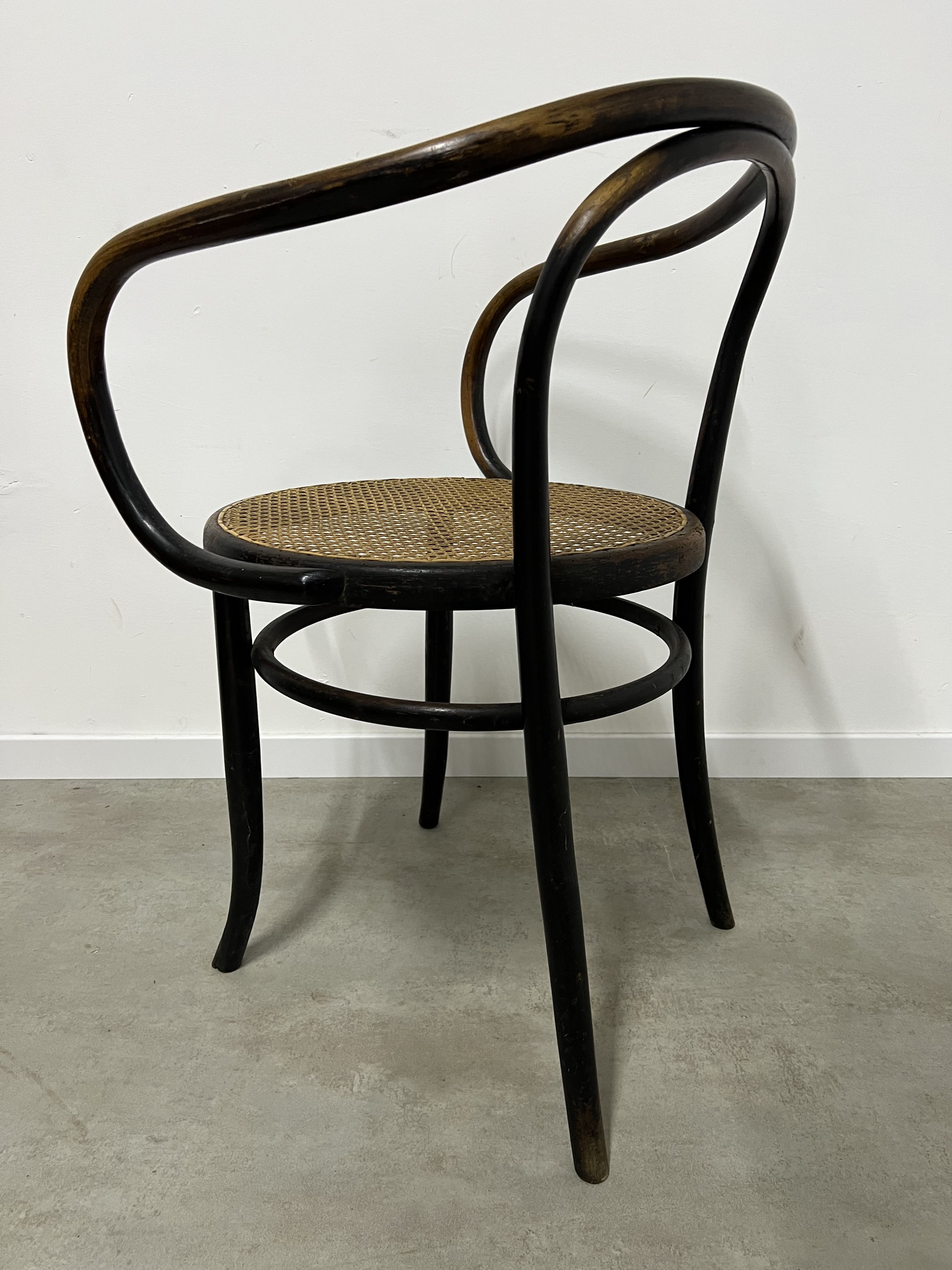 Old bentwood office chair Fischel 1930s