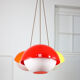 Set of 3 Space Age Pendant Lamps
