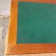 Desk, leather tray