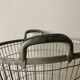 Old large zinc basket