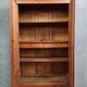 Art Deco period library cabinet in solid oak with honey patina circa 1925