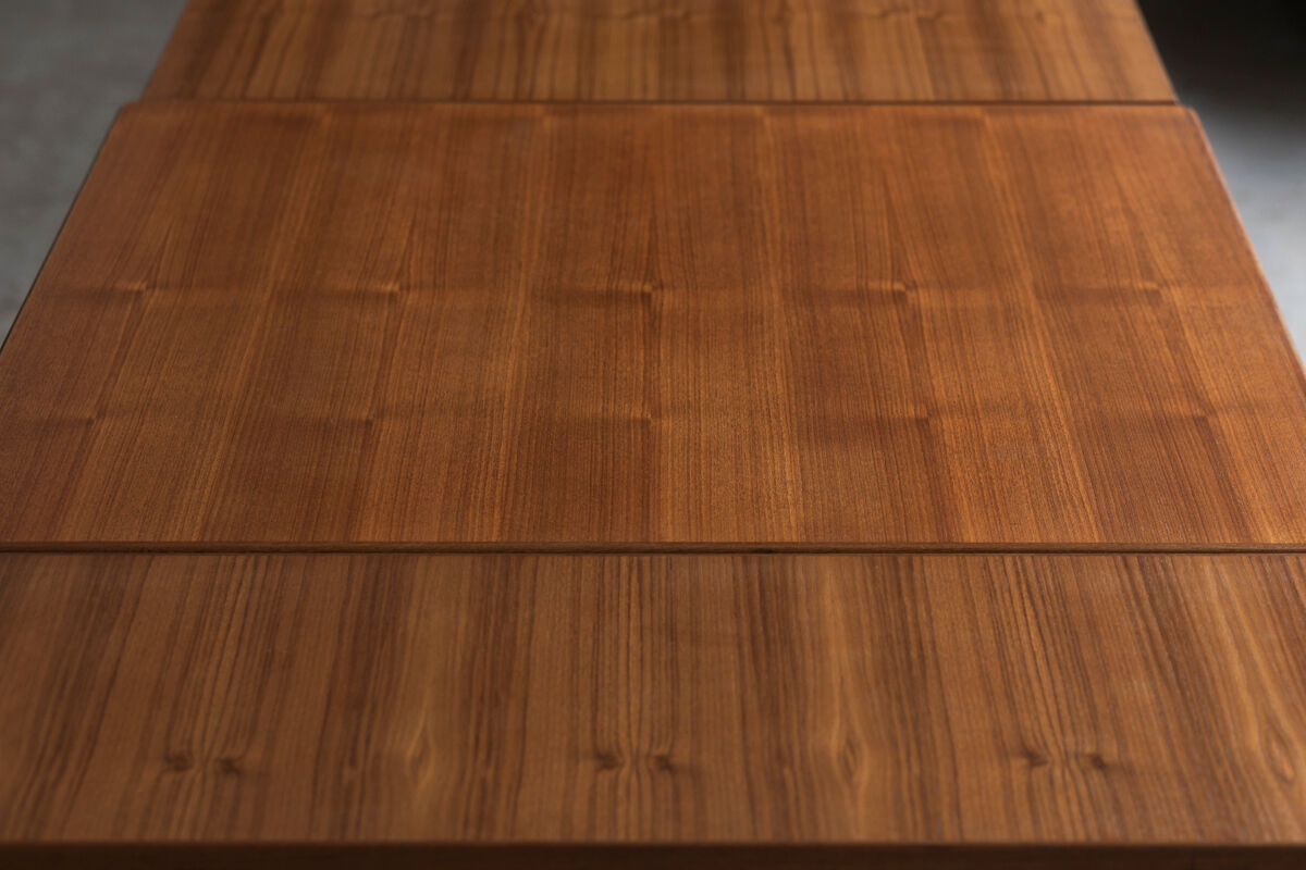 Extendable square dining table by Vejle Stole Møbelfabrik, Denmark 1960’s