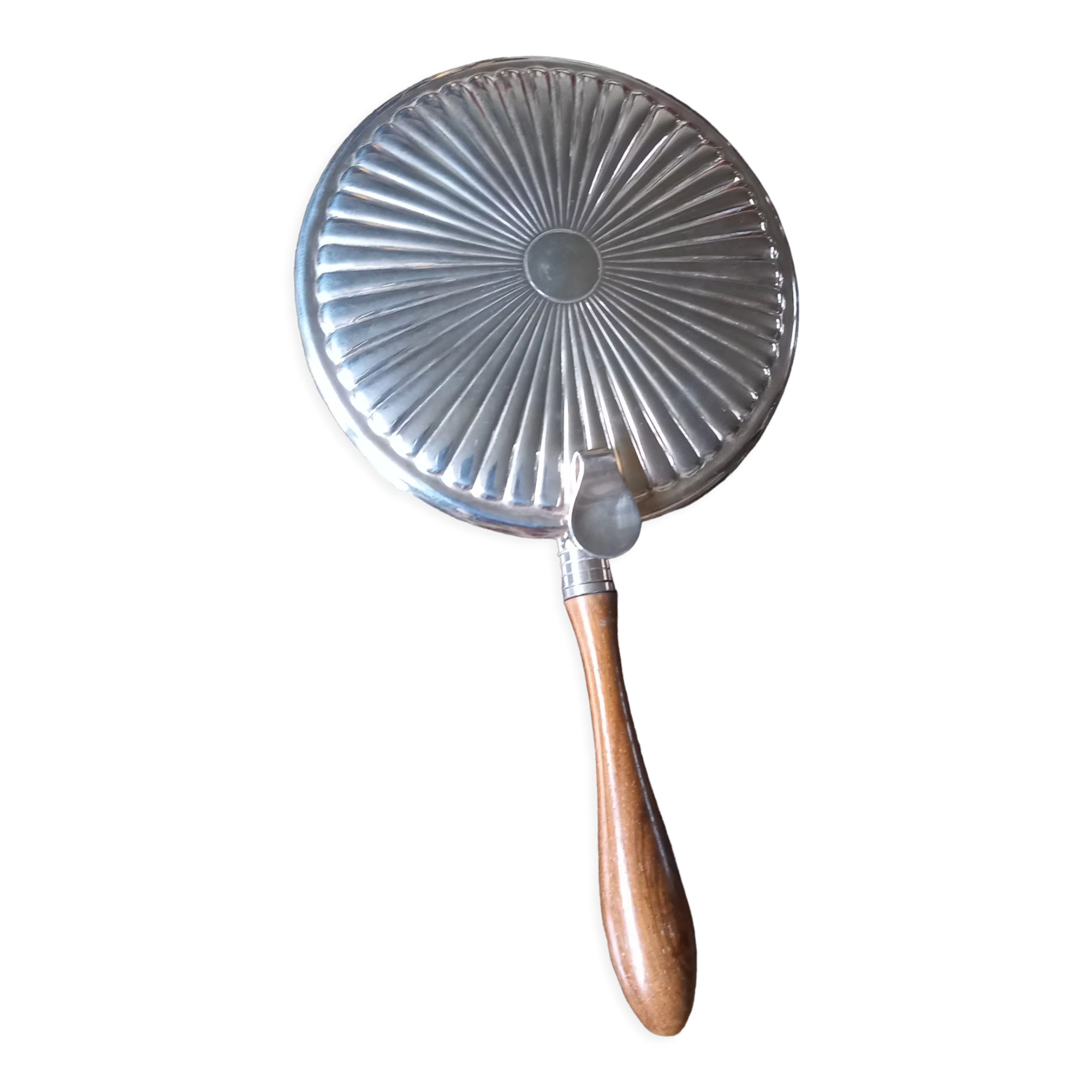 Ashtray covered silver metal Giuliano Bossi Ibis vintage Italy