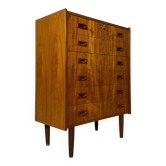 Commode danoise originale en teck, vintage années 1960