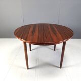 Table à manger extensible vintage en palissandre, années 1960