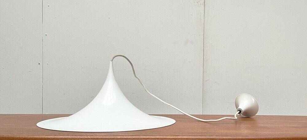 Semi-suspended space mid-century lamp by Bondrup & Thorup for Egoluce, Italy, 1970s.