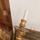 Antique Louis XIV Wall Sconce 19th Century Napoleon III Gilded Wood Gold Leaf