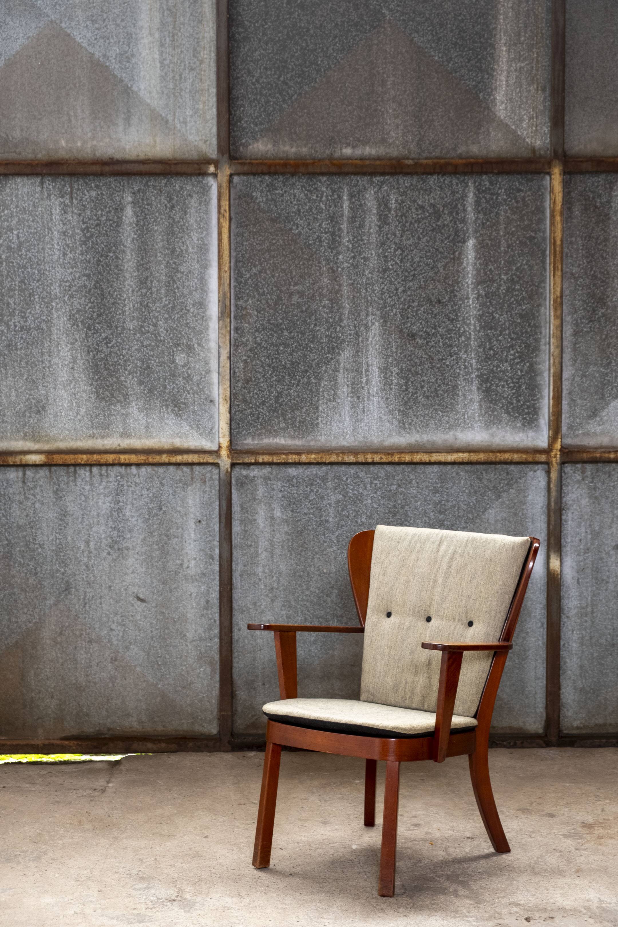 Fauteuil Canada par Christian E. Hansen, par Fritz Hansen, 1944 Danemark
