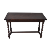Table pieds torsades