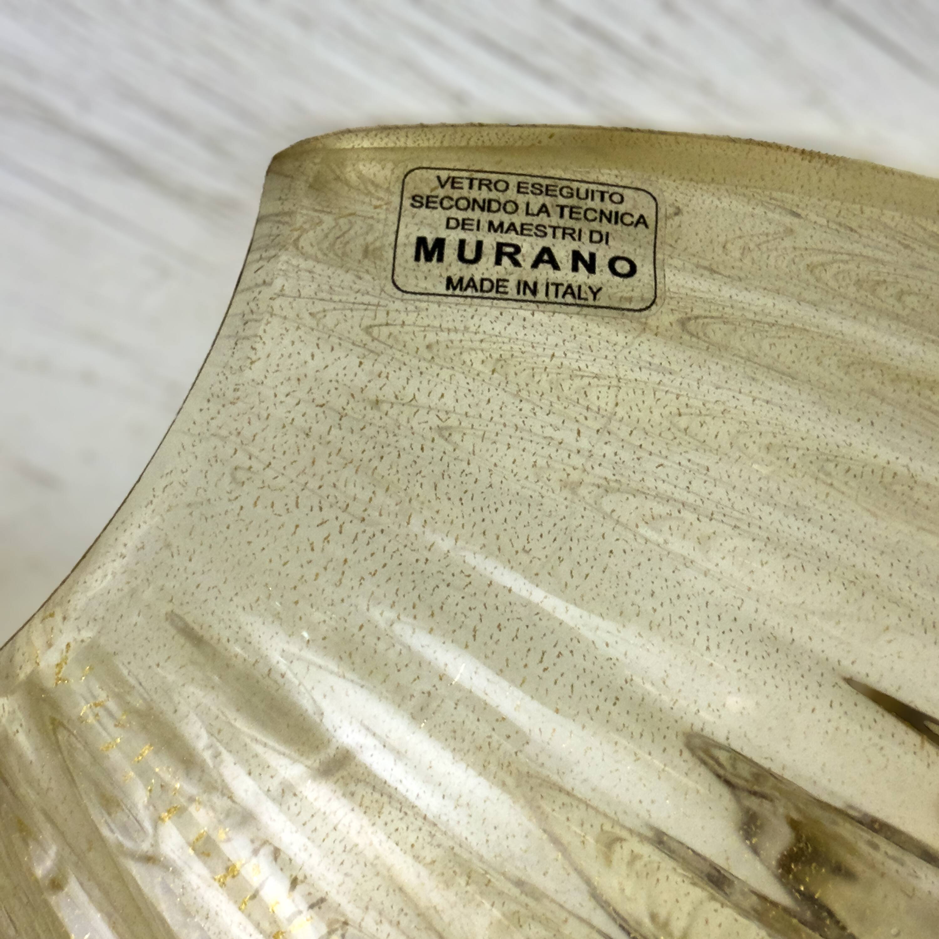 Pair of Vistosi Modern Murano Glass Sconces
