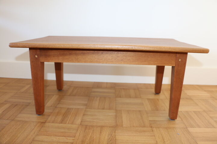 Light oak coffee table