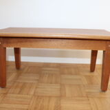 Light oak coffee table