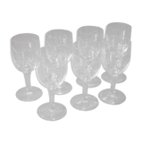 7 engraved glass walking glasses