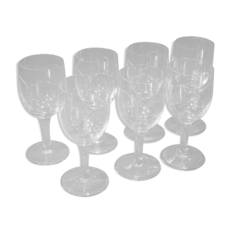 7 engraved glass walking glasses