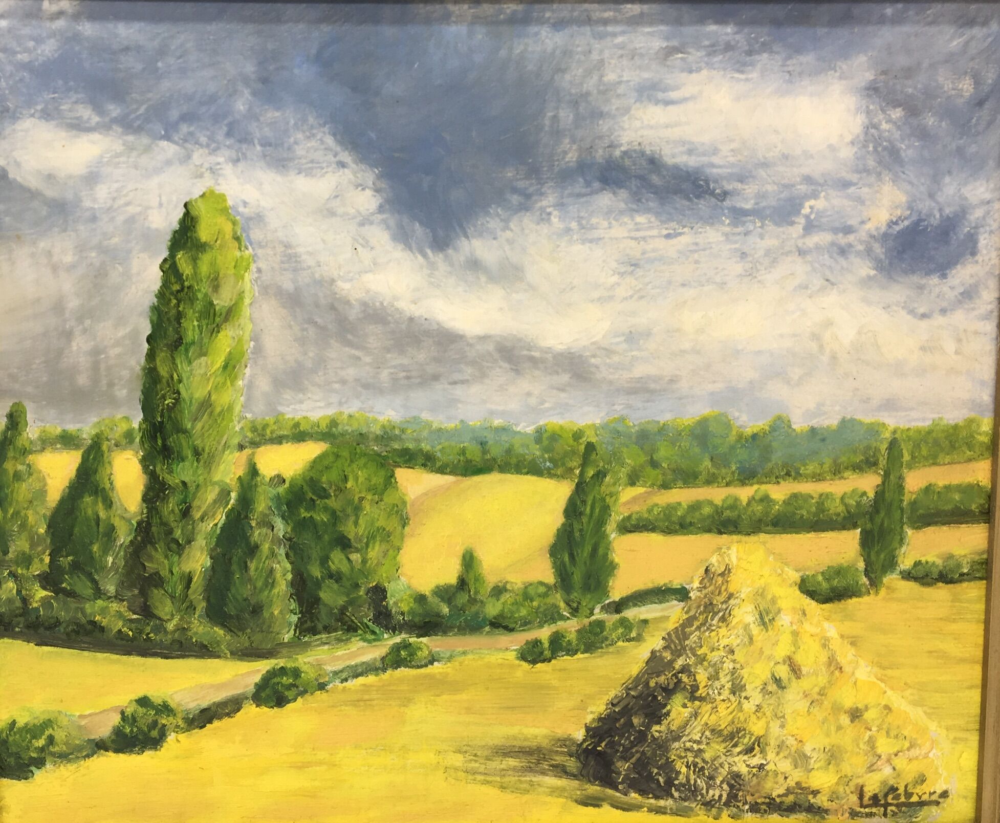 Table summer landscape years 60/70