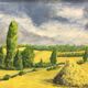 Table summer landscape years 60/70