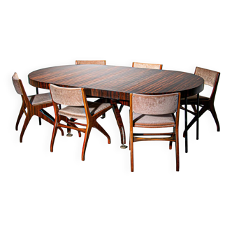 Ensemble de salle à manger De Coene par Ivo Penic vers 1960