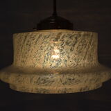 Mid-century Glass Pendant by Kamenicky Senov,1960's.