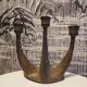 Brutalist Guild Bronze Candle Holder