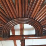 Bamboo and rattan headboard