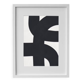Peinture abstraite encadrée
