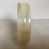 Round alabaster ashtray