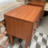 Pair of modernist 3K Mobel bedside tables