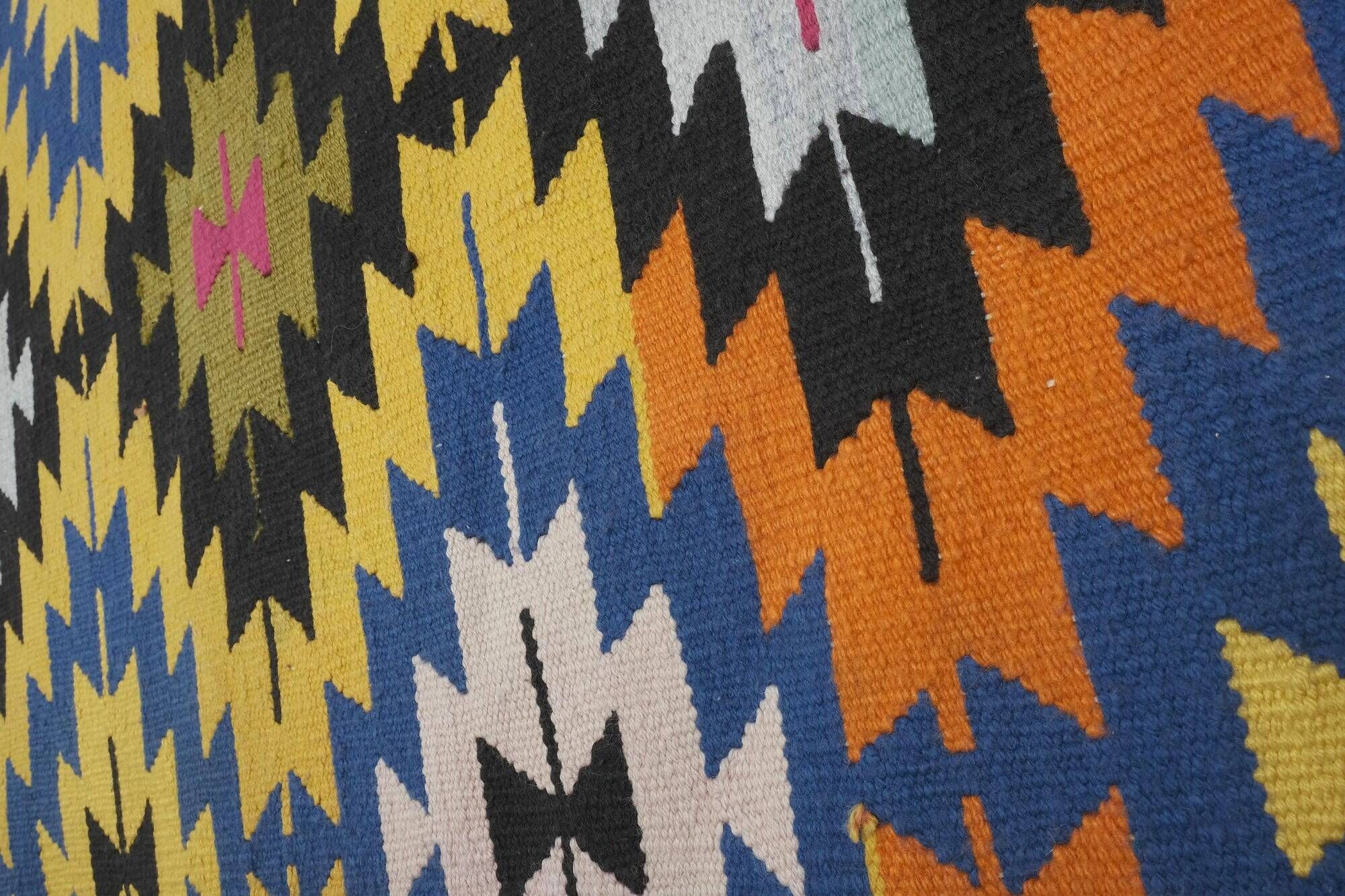 Tapis Kilim turc vintage tissé main