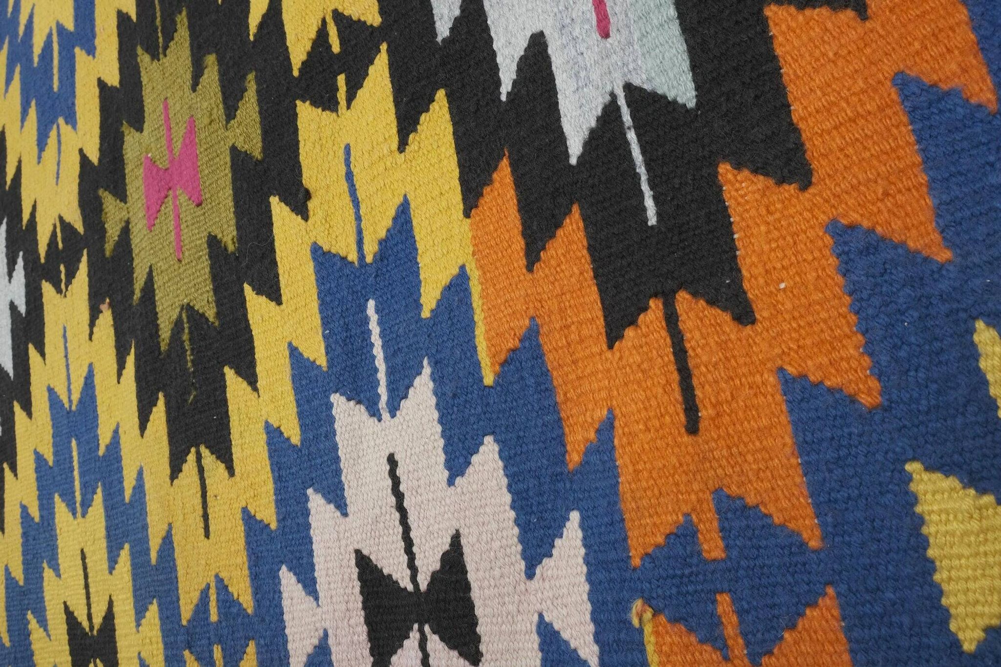Tapis Kilim turc vintage tissé main