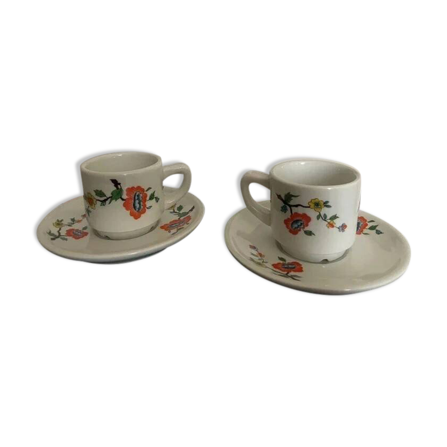 Tasses et sous tasses porcelaine