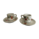Tasses et sous tasses porcelaine
