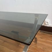 Vintage chrome coffee table
