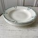 4 hollow plates Terre de Fer Saint-Amand early twentieth century