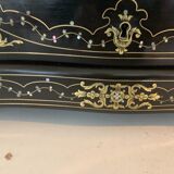 Cave a liqueur complète Napoléon III Marqueterie boulle Coffret ancien
