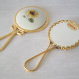 Hand-facing mirrors porcelain from Vintage Limoges