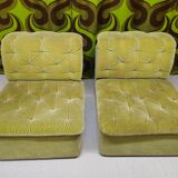 "1970s design armchair pair"