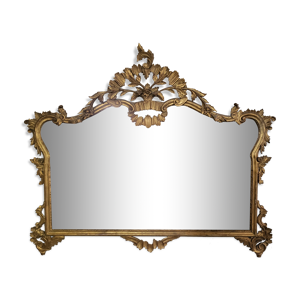 Miroir chippendale en bois sculpté