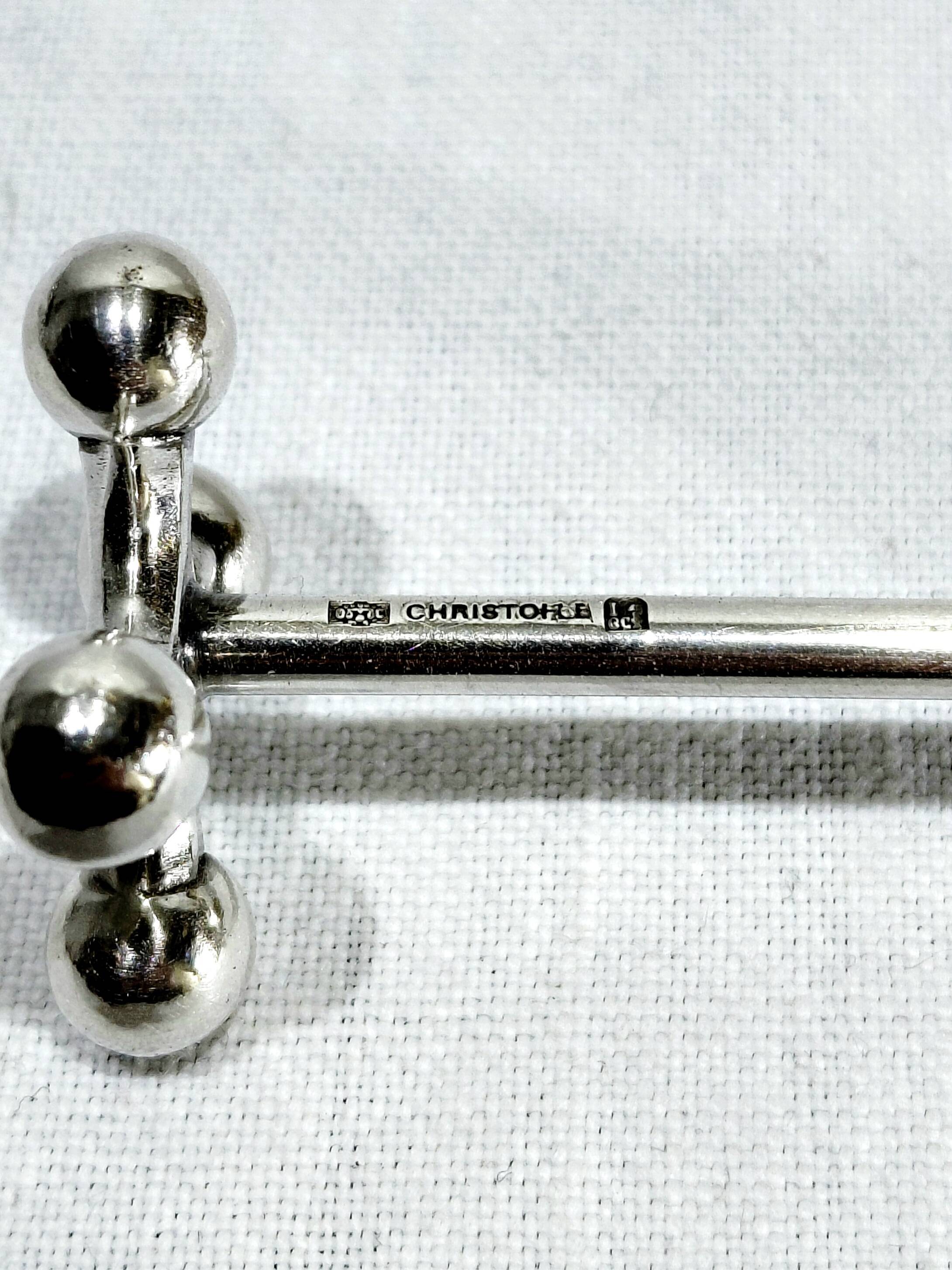 Christofle - 12 ball knife rests