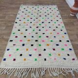 Handmade wool Berber rug 250 x 150cm