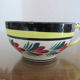 Set of 5 cups and 5 under cups Henriot Quimper