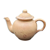 Théière ronde 50cl, en grès mat, vers 1970's