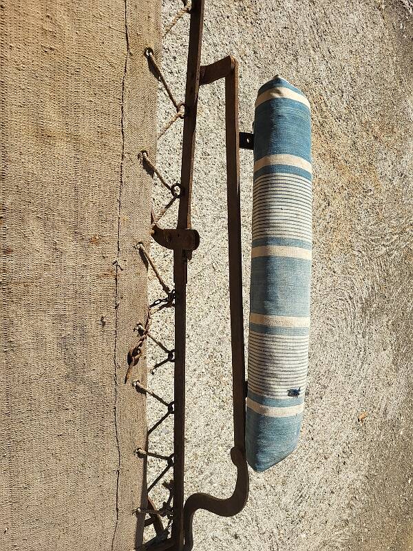 Folding camping chaise longue armchair empire of the 19th century