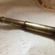 Old brass telescope from the 19th century