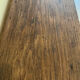 Antique wooden fireplace mantel
